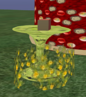 The new reduced-size Lily Frogs memorial