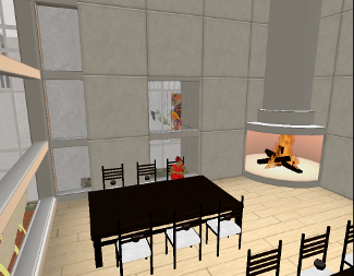 An avie can stay nice and warm in the Forbidden City's Cafe