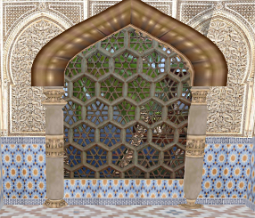 Lovely Arabesque window grating