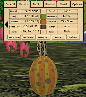 One of the last three eggs