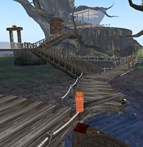 An avie's eye view of the walkways on Lettuce