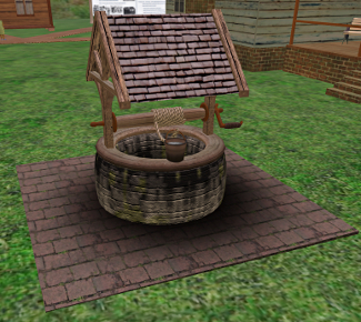 A wishing well or source of water at Virtual Rosewood
