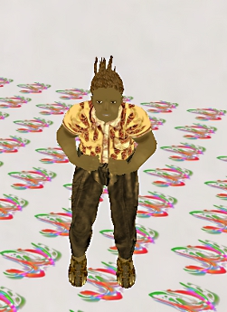 Iyoba scowls from inside the Plush Nonprofit Commons