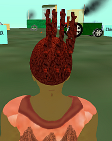 New hair from the back