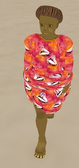 The short version of the Rainbow Fountain dress