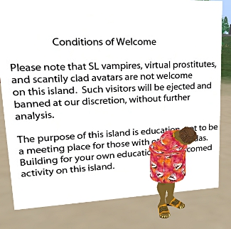 Iyoba takes a bow at the infamous sign