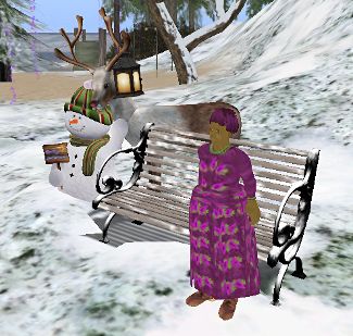 That reindeer is getting a sore antler