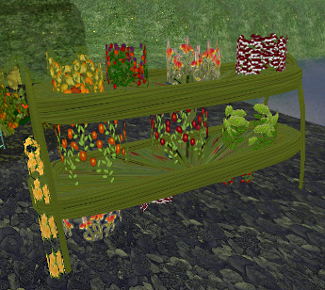 Brightened shot of the planter