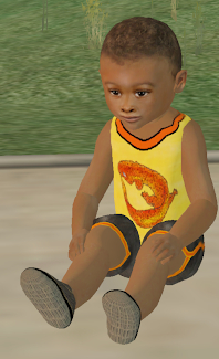 Petrichor as cute as ever in his hellbender outfit.