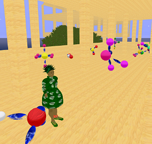 The dancing molecules need a painted house