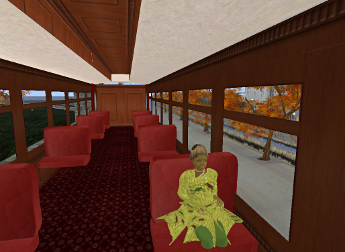 Riding the train to the north country