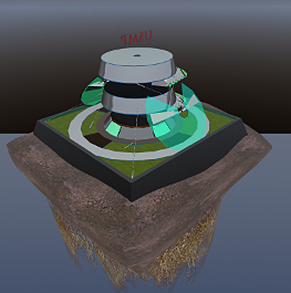 Stacked up lecture halls floatabout USMP 3D