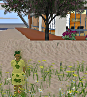 Where is the grass on ECU II?