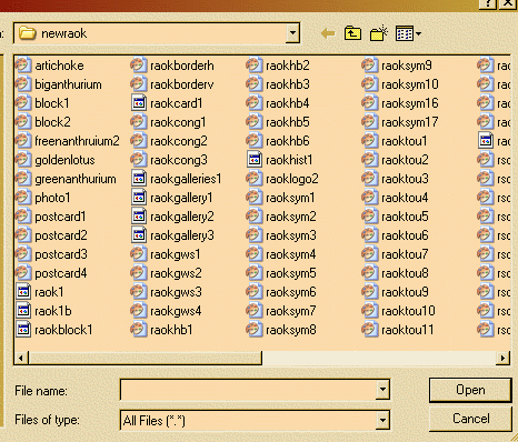 Here is my folder of RAOK images