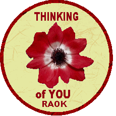Red Anemone Sympathy Circle