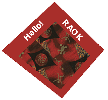 Burgundy diamond quilt square