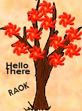 Flame Flower Tu B'Shevat Tree