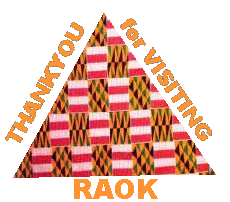 kente thankyou for dark backgrounds