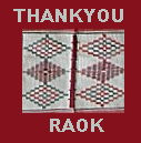 mini african textile thankyou