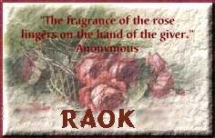 thankyou with soft roses
