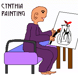 Cynthia painting