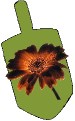 brown flower dreidl