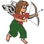 angel with a bow and arrow